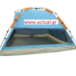 Αυτόματη σκηνή 3 ατόμων μονής οροφής 210x210x135cm Αυτόματη σκηνή 3 ατόμων μονής οροφής 210x210x135cm