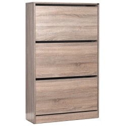 Παπουτσοθήκη 3 συρταριών 73x26x119εκ για 18 ζεύγη παπουτσιών LATE