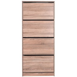 Παπουτσοθήκη 4 συρταριών 73x26x157 εκ. για 24 ζεύγη παπουτσιών LATE Παπουτσοθήκη 4 συρταριών 73x26x157 εκ. για 24 ζεύγη παπουτσιών LATE