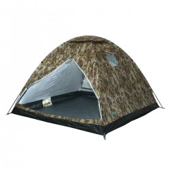 Σκηνή 3 ατόμων παραλλαγής-στρατιωτικού τύπου Campus Camo με δύο πόρτες και δύο παράθυρα