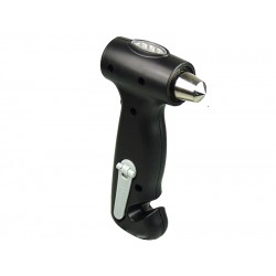 Σφυρί θραυσης κρυστάλλων και κόφτης ζώνης ασφαλείας με φακό Powerplus ORYX 