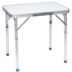 Τραπέζι αλουμινίου με τηλεσκοπικά πόδια 60x40xH25/57cm Τραπέζι αλουμινίου με τηλεσκοπικά πόδια 60x40xH25/57cm