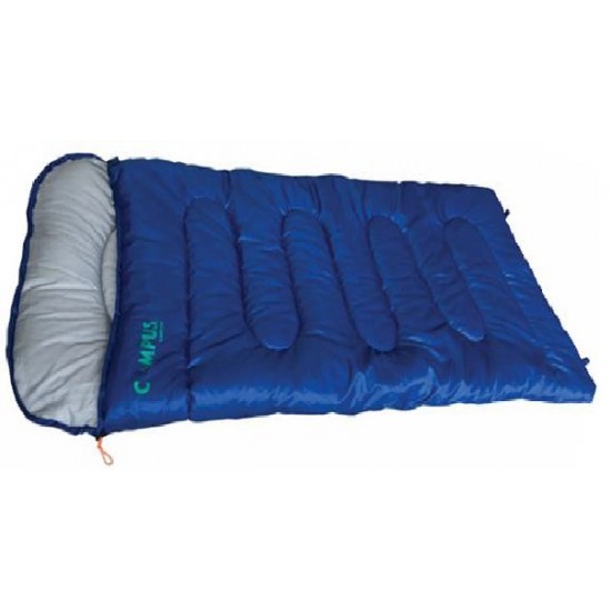 Υπνόσακος ημίδιπλος με μαξιλάρι campus CANYON 110x230cm κατάλληλος και για χειμερινή χρήση 
