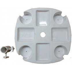 Τραπέζι ιστού ομπρέλας για ιστούς 27mm,32mm,34mm Τραπέζι ιστού ομπρέλας για ιστούς 27mm,32mm,34mm