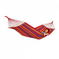 Αιώρα μονή βαμβακερή-καραβόπανο πολύχρωμη με ξύλο 200x85cm για camping παραλία Αιώρα μονή βαμβακερή-καραβόπανο πολύχρωμη με ξύλο 200x85cm για camping παραλία