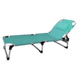 Ξαπλώστρα ενισχυμένη με αλουμίνιο τετραγωνικής διατομής 190x30x58cm σε γαλάζιο χρώμα Ξαπλώστρα ενισχυμένη με αλουμίνιο τετραγωνικής διατομής 190x30x58cm σε γαλάζιο χρώμα