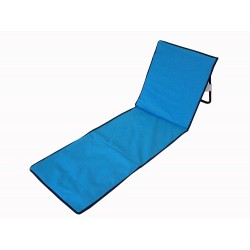 Ξαπλώστρα άμμου με μεταλλική ρυθμιζόμενη πλάτη μπλε Ξαπλώστρα άμμου με μεταλλική ρυθμιζόμενη πλάτη μπλε