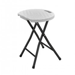 Σκαμπώ στρογγυλό σπαστό-πτυσσόμενο βοηθητικό για catering-κήπο-βεράντα Σκαμπώ στρογγυλό σπαστό-πτυσσόμενο βοηθητικό για catering-κήπο-βεράντα