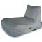 Πολυθρόνα - ανάκλιντρο αυτοφούσκωτη για παραλία - πισίνα χρώμα γκρι