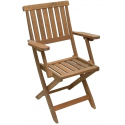 Πολυθρόνα πτυσσόμενη meranti 42x38x87cm Πολυθρόνα πτυσσόμενη meranti 42x38x87cm