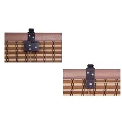 Στόρι από μπαμπού σχιστό καλάμι διαστάσεων 200x220cm δίχρωμο χρώμα φυσικό-καρυδί Στόρι από μπαμπού σχιστό καλάμι διαστάσεων 200x220cm δίχρωμο χρώμα φυσικό-καρυδί