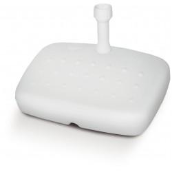 Βάση ομπρέλας πλαστική λευκή 24lt για άξονες Φ19mm έως Φ33mm Βάση ομπρέλας πλαστική λευκή 24lt για άξονες Φ19mm έως Φ33mm