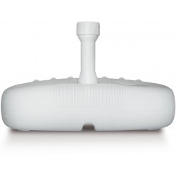 Βάση ομπρέλας πλαστική λευκή 24lt για άξονες Φ19mm έως Φ33mm Βάση ομπρέλας πλαστική λευκή 24lt για άξονες Φ19mm έως Φ33mm