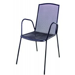 Καρέκλα κήπου-βεράντας μεταλλική διάτρητη 60x53x88cm Καρέκλα κήπου-βεράντας μεταλλική διάτρητη 60x53x88cm