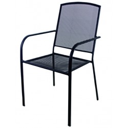 Καρέκλα κήπου-βεράντας μεταλλική διάτρητη 61x56x89cm Καρέκλα κήπου-βεράντας μεταλλική διάτρητη 61x56x89cm
