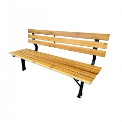 Παγκάκι κήπου με μαντέμι και ξύλο 150x57x70/38cm Παγκάκι κήπου με μαντέμι και ξύλο 150x57x70/38cm