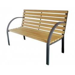 Παγκάκι κήπου μεταλλικό με ξύλο 1.20x62x38/82cm Παγκάκι κήπου μεταλλικό με ξύλο 1.20x62x38/82cm