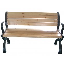 Παγκάκι βαρέως τύπου από μαντέμι και ξύλο 152x52x74/37cm Παγκάκι βαρέως τύπου από μαντέμι και ξύλο 152x52x74/37cm