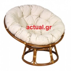 Πολυθρόνα μπαμπού-bamboo με μαξιλάρι Πολυθρόνα μπαμπού-bamboo με μαξιλάρι