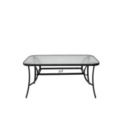 Τραπέζι μεταλλικό ανθρακί παραλληλόγραμμο180x100x72cm Τραπέζι μεταλλικό ανθρακί παραλληλόγραμμο180x100x72cm