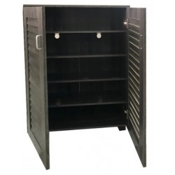 Παπουτσοθήκη με 2 πόρτες & 5 ράφια αποθήκευσης 68x32x84,5 εκ. γκρι οξιά Παπουτσοθήκη με 2 πόρτες & 5 ράφια αποθήκευσης 68x32x84,5 εκ. γκρι οξιά