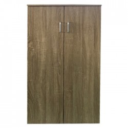 ΠΑΠΟΥΤΣΟΘΗΚΗ ΜΕ ΔΙΠΛΗ ΠΟΡΤΑ – 6 ΘΕΣΕΙΣ ΑΠΟΘΗΚΕΥΣΗΣ – ΑΕΡΙΖΟΜΕΝΗ ΠΛΑΤΗ 60x32x122 εκ ΣΦΕΝΔΑΜΟΣ