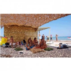 Σκίαστρο-δίχτυ παραλλαγής ερήμου διπλής όψης 3x10m Σκίαστρο-δίχτυ παραλλαγής ερήμου διπλής όψης 3x10m