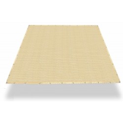 Πανί σκίασης μπεζ HDPE 190gr/m2 διαστάσεων 5x5m με κρίκους και περιμετρική ενίσχυση και UV προστασία Πανί σκίασης μπεζ HDPE 190gr/m2 διαστάσεων 5x5m με κρίκους και περιμετρική ενίσχυση και UV προστασία