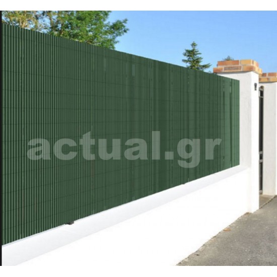 Καλαμωτή από PVC πράσινη διπλής όψης 20mm σε διαστάσεις 1x5 μέτρα