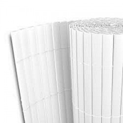 Καλαμωτή από PVC άσπρη διπλής όψης 20mm σε διαστάσεις 1,5x5 μέτρα Καλαμωτή από PVC άσπρη διπλής όψης 20mm σε διαστάσεις 1,5x5 μέτρα