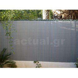 Καλαμωτή από PVC γκρι ανοικτό διπλής όψης 20mm σε διαστάσεις 1,5x3 μέτρα Καλαμωτή από PVC γκρι ανοικτό διπλής όψης 20mm σε διαστάσεις 1,5x3 μέτρα