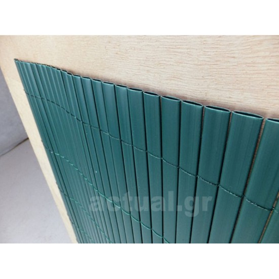 Καλαμωτή από PVC πράσινη διπλής όψης 20mm σε διαστάσεις 1x3 μέτρα