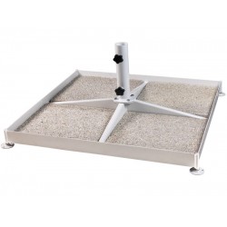 Βάση ομπρέλας Φ50 με σχάρα για 4 έως 8 πλάκες πεζοδρομίου 40Χ40 εως 182 κιλά Βάση ομπρέλας Φ50 με σχάρα για 4 έως 8 πλάκες πεζοδρομίου 40Χ40 εως 182 κιλά