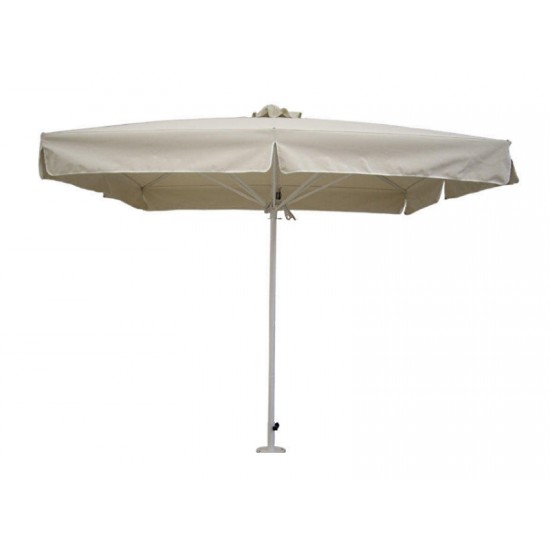 Επαγγελματική ομπρέλα 2Χ2 με ιστό αλουμινίου Φ32 και 100% αδιάβροχο εκρού πανί 280γρ/m3 και 8 ακτίνες