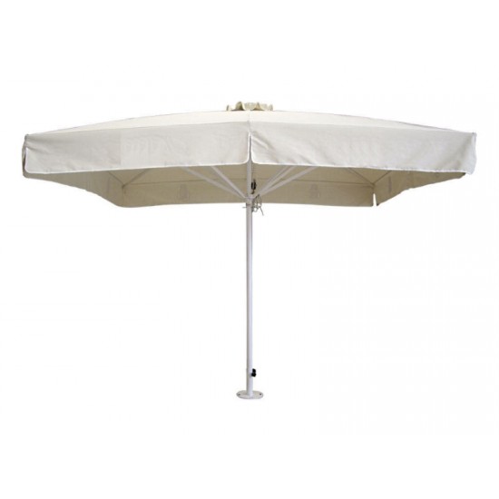 Επαγγελματική ομπρέλα βαρέως τύπου 2x3 με ιστό αλουμινίου Φ50x1.5mm και 100% αδιάβροχο εκρού πανί 280γρ/m2