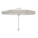 Επαγγελματική ομπρέλα Φ3.0 με ιστό αλουμινίου Φ40 και 100% αδιάβροχο εκρού πανί 280γρ/m3 και 6 ακτίνες