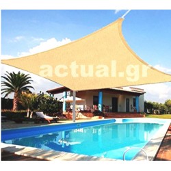 Πανί σκίασης HDPE μπεζ άμμου βάρους 190gr/m2 σε ρολό με πλάτος 4m και μήκος 5 για εφαρμογές σκίασης Πανί σκίασης HDPE μπεζ άμμου βάρους 190gr/m2 σε ρολό με πλάτος 4m και μήκος 5 για εφαρμογές σκίασης