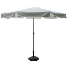 Ομπρέλα κήπου εκρού διαμέτρου 2.70m με ιστό αλουμινίου και 8 ακτίνες Ομπρέλα κήπου εκρού διαμέτρου 2.70m με ιστό αλουμινίου και 8 ακτίνες