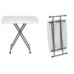 Τραπέζι πτυσσόμενο σπαστό μεταβλητού ύψους 77x50cm Τραπέζι πτυσσόμενο σπαστό μεταβλητού ύψους 77x50cm