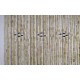 Κουρτίνα με ξύλινες χάντρες για τροχόσπιτο ή πόρτα σπιτιού 220x90cm