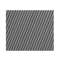 Καλαμωτή συνθετική σε γκρι χρώμα με γαλβανιζέ σύρμα και διάσταση 1,5x3 μέτρα