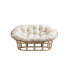 Καναπές διθέσιος από bamboo με μαξιλάρι futton 1.75x1.15xY98cm Καναπές διθέσιος από bamboo με μαξιλάρι futton 1.75x1.15xY98cm