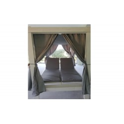 Ξαπλώστρα διπλή ξύλινη με ανάκλιση ,ουρανό και κουρτίνες για κήπο-παραλία-πισίνα 140 Χ 220 Χ 200 cm Ξαπλώστρα διπλή ξύλινη με ανάκλιση ,ουρανό και κουρτίνες για κήπο-παραλία-πισίνα 140 Χ 220 Χ 200 cm