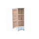 Συρταριέρα ξύλινη με ντουλάπι 40x30x122cm