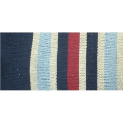 Αιώρα διπλή βαμβακερή-καραβόπανο πολύχρωμη ριγέ με ξύλο 200x125cm για camping παραλία Αιώρα διπλή βαμβακερή-καραβόπανο πολύχρωμη ριγέ με ξύλο 200x125cm για camping παραλία