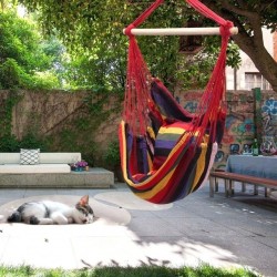 Αιώρα-κούνια κάθισμα κρεμαστή κόκκινη 90x120cm Αιώρα-κούνια κάθισμα κρεμαστή κόκκινη 90x120cm