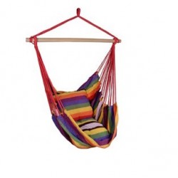 Αιώρα-κούνια κάθισμα κρεμαστή κόκκινη 90x120cm