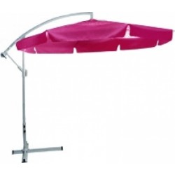 Ομπρέλα κρεμαστή μπορντω 3m με μεταλλική βάση σε σχήμα σταυρού για κήπο-βεράντα Ομπρέλα κρεμαστή μπορντω 3m με μεταλλική βάση σε σχήμα σταυρού για κήπο-βεράντα