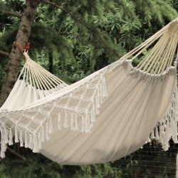 Αιώρα διπλή βαμβακερή με κρόσια 150x190cm Αιώρα διπλή βαμβακερή με κρόσια 150x190cm