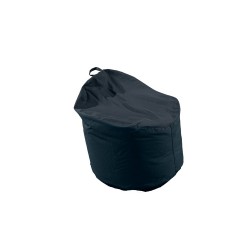 Πουφ πολυθρόνα αχλάδι γκρι 70x50x94cm